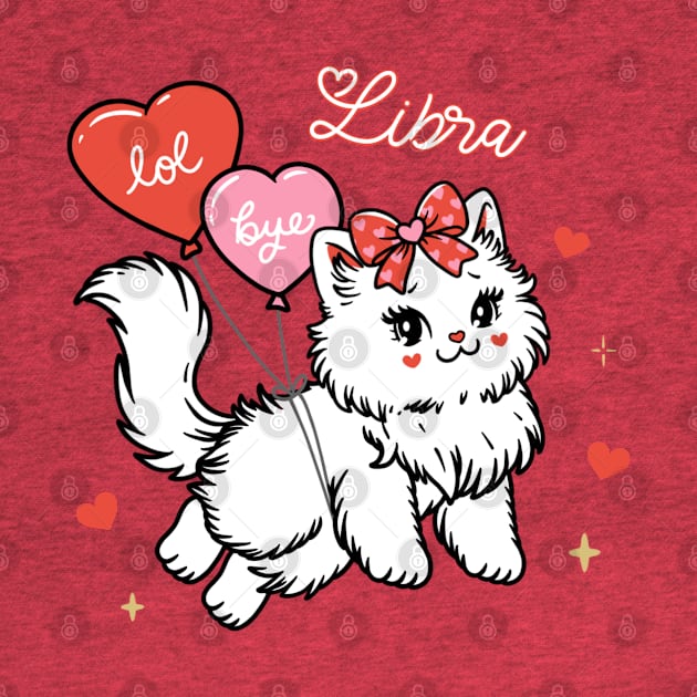 Libra Sassy Valentines Kitty by moonstruck crystals